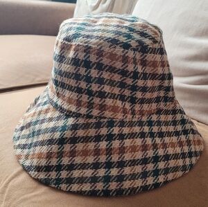 Zara Plaid Bucket Hat